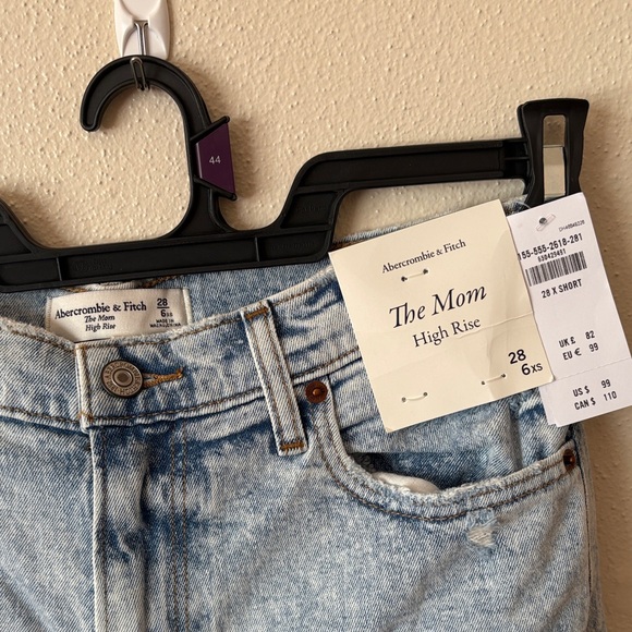 Abercrombie & Fitch Light Blue High Rise Jeans - Picture 2 of 3